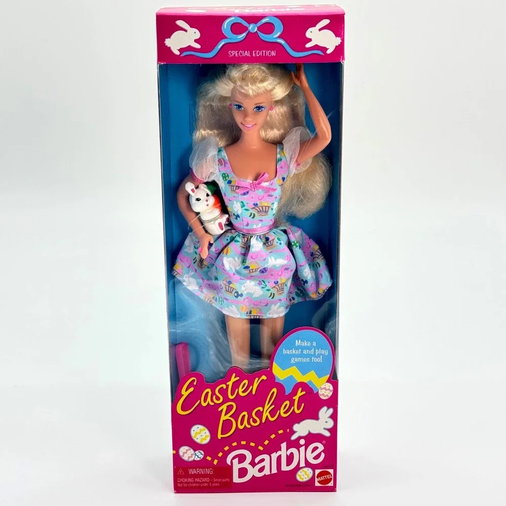 Mattel Easter Basket Barbie Doll Special Edition 1995 Vintage 14613 NIB